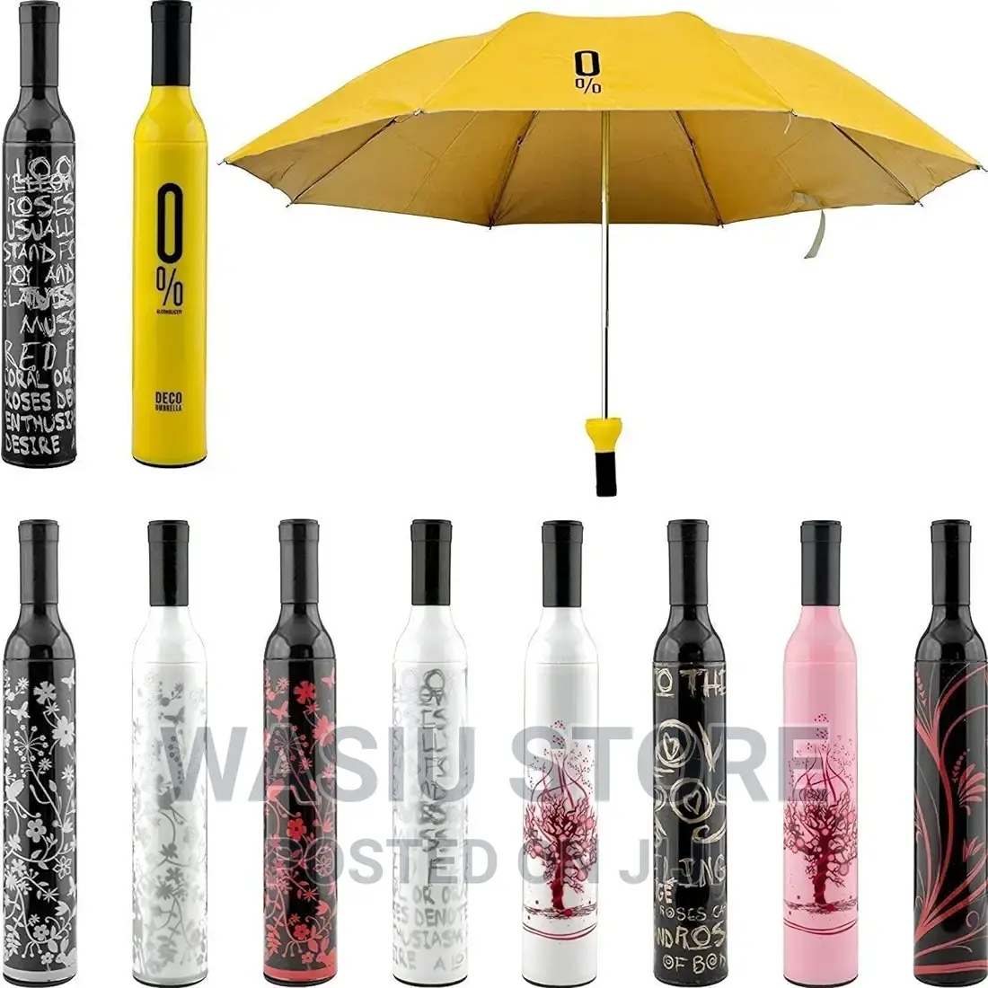 Wine Bottle Shape Umbrella