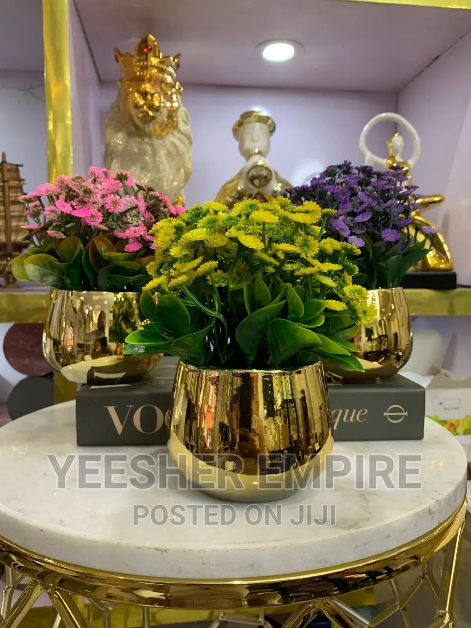 Mini Gold Pot Flower