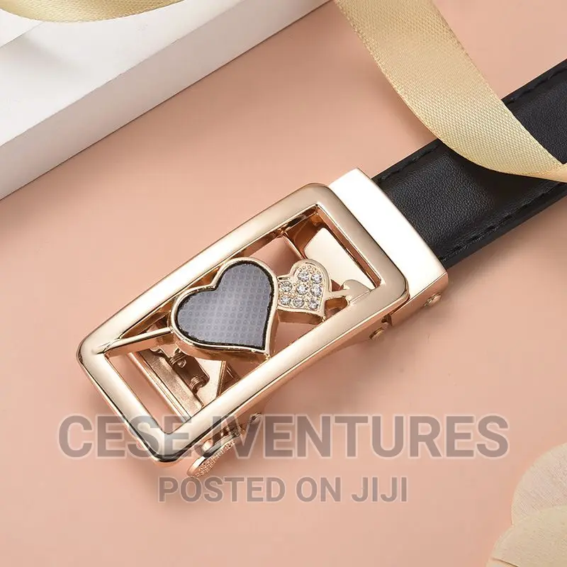 Female’S Leather Belt Automatic Genuine Leather Belts
