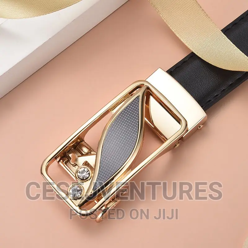 Female’S Leather Belt Automatic Genuine Leather Belts
