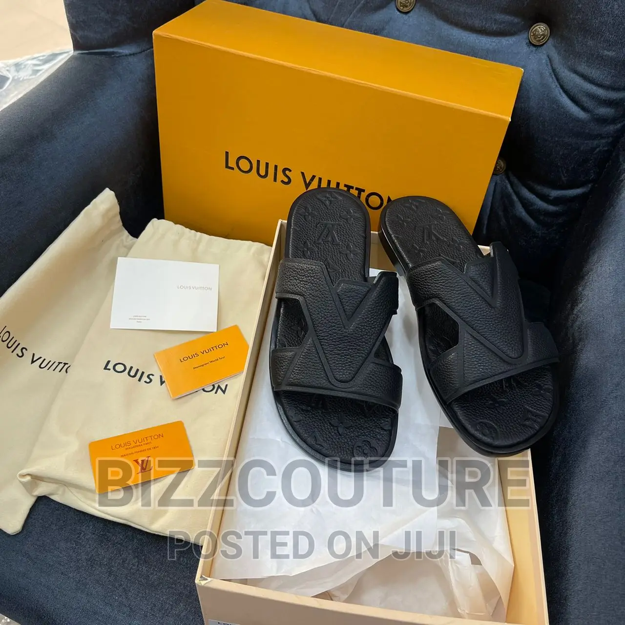 Original LOUIS VUITTON Aosis Slippers Available in Store