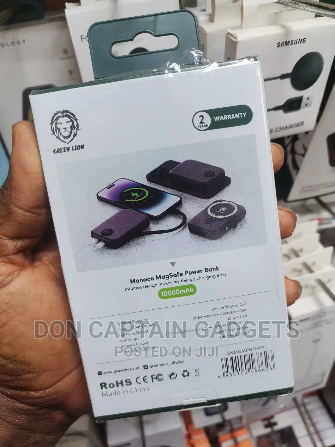Green Lion Monaco Magsafe Power Bank 10000mah 22.5W