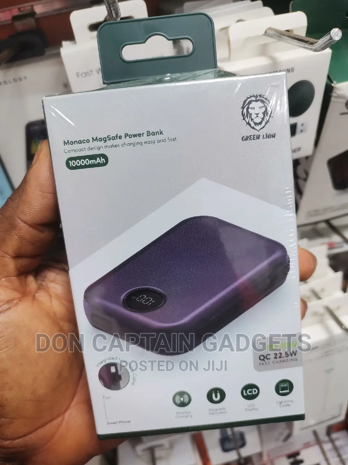 Green Lion Monaco Magsafe Power Bank 10000mah 22.5W