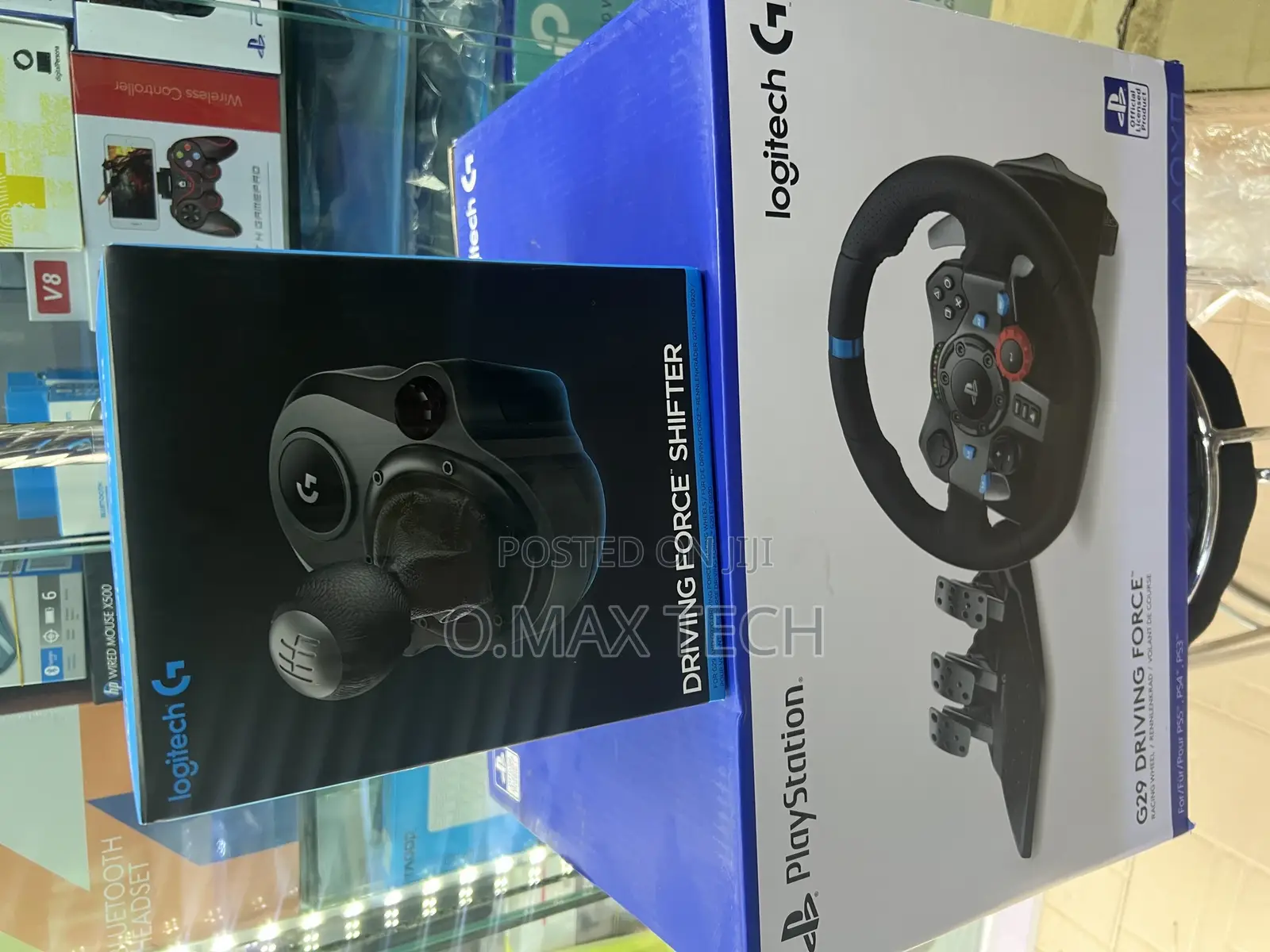 Logitech G920/G29 Racing Wheel and Gear Box Combo for PS