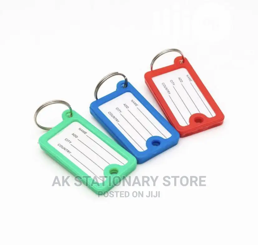 30pcs/Lot Rectangular Keycard Crystal Plastic Key Id Label