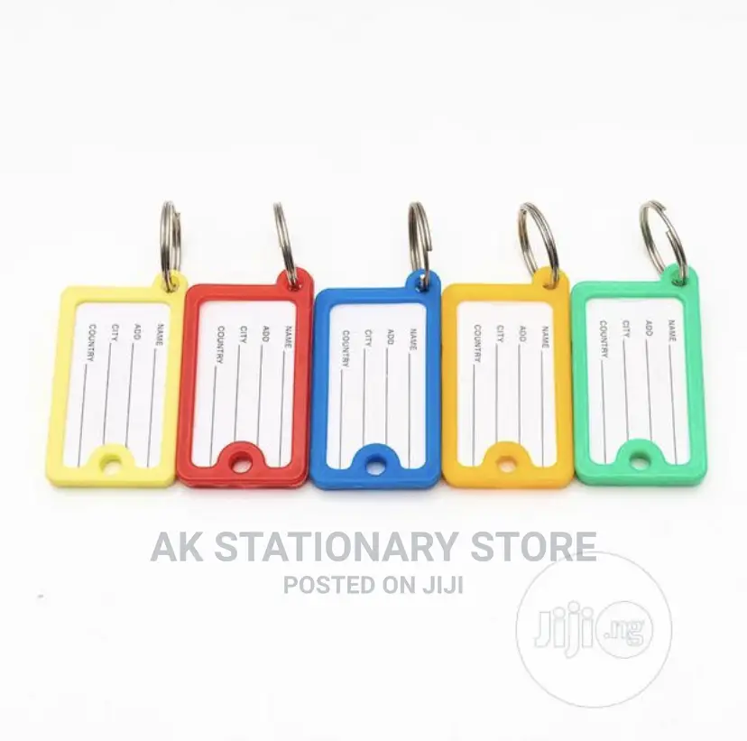30pcs/Lot Rectangular Keycard Crystal Plastic Key Id Label