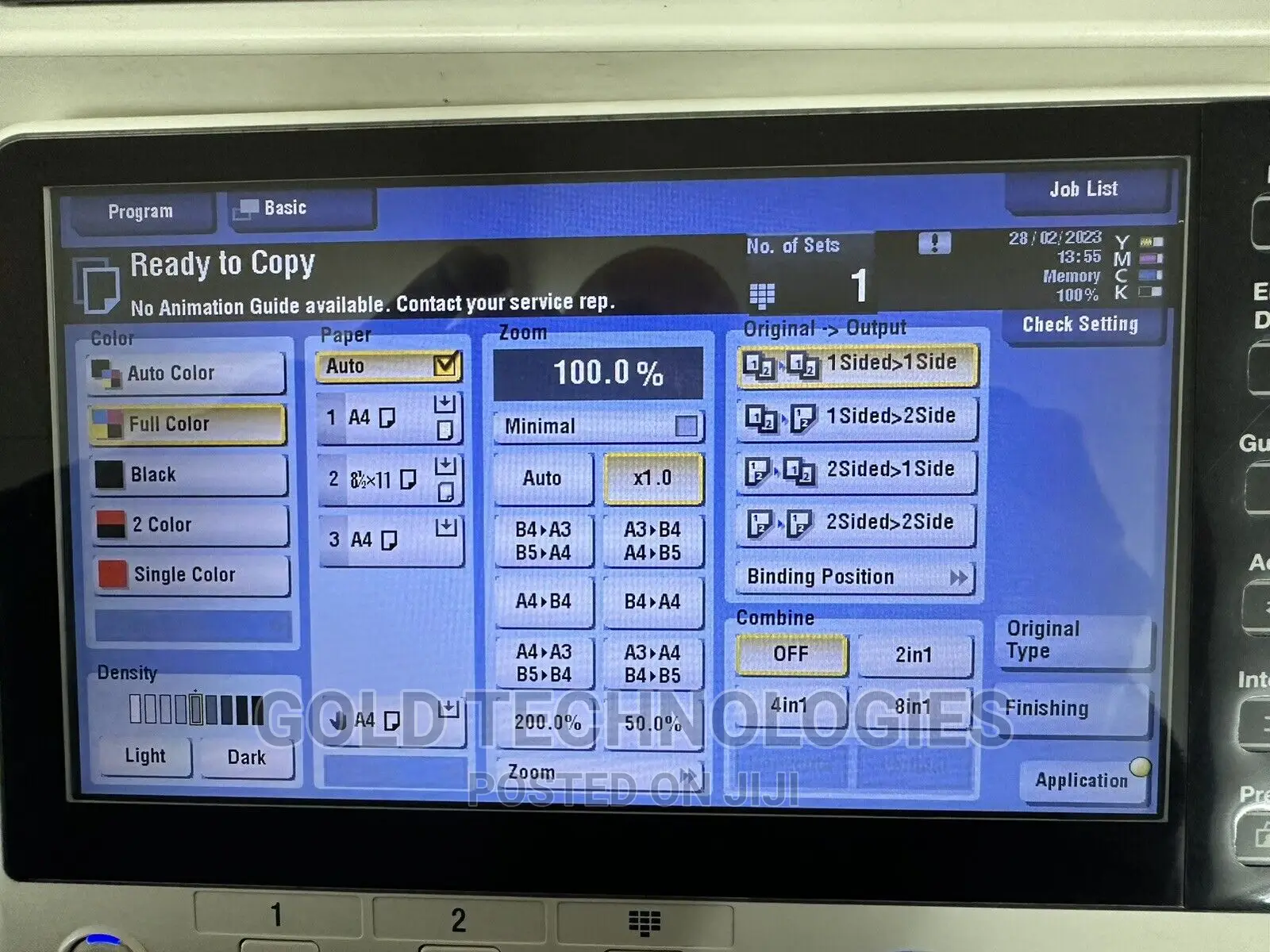 Konica Minolta Bizhub C284e Direct Image A3 Color Copier