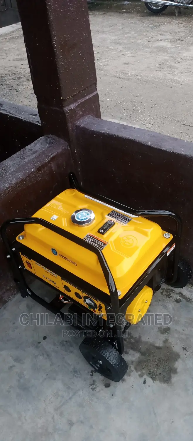 3 Weeks 3.75KVA THERMOCOOL HUSTLER4000ES Key Start Generator