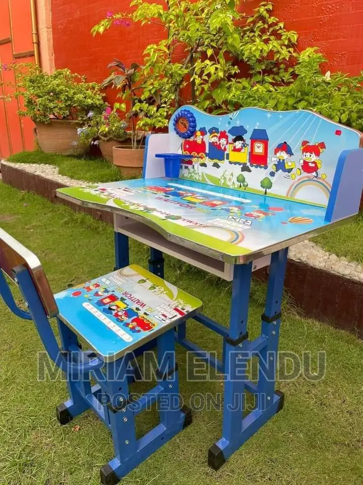 Kids Adjustable Study Table and Chair Set