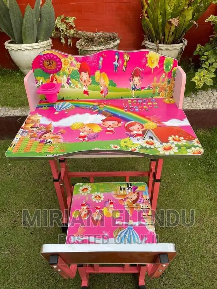 Kids Adjustable Study Table and Chair Set