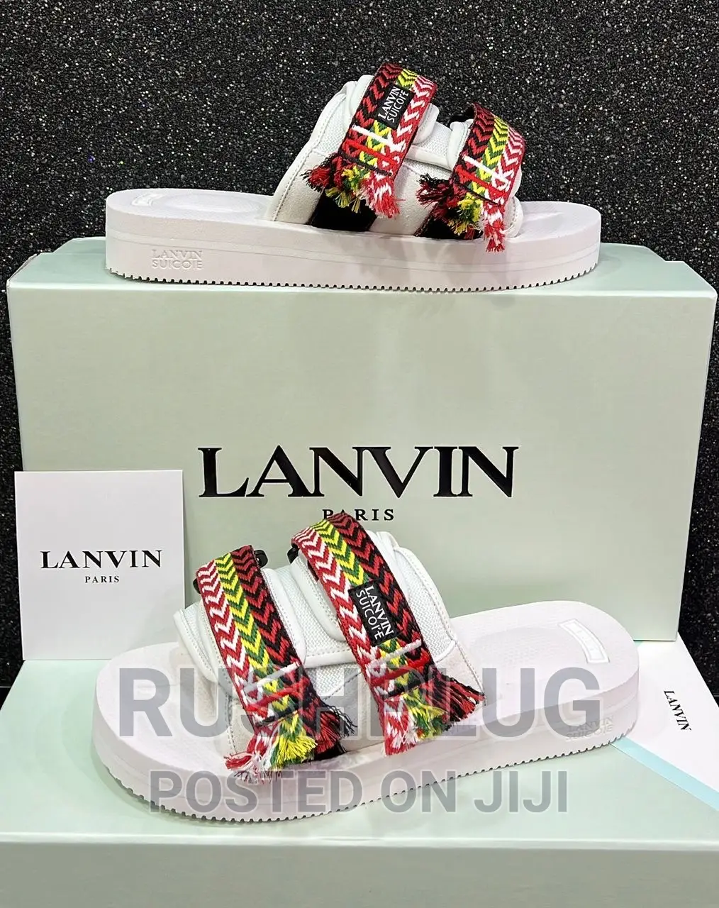 Luxury Lanvin Dope Slides