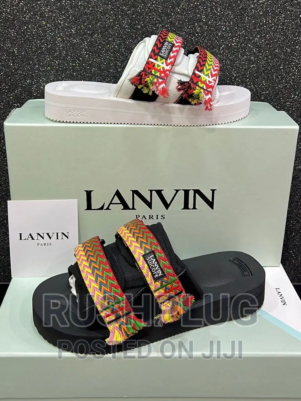 Luxury Lanvin Dope Slides