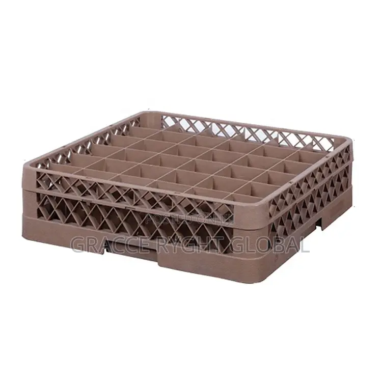 25/36 Grid Plastic Glass Crate for Restaurant and Hotels