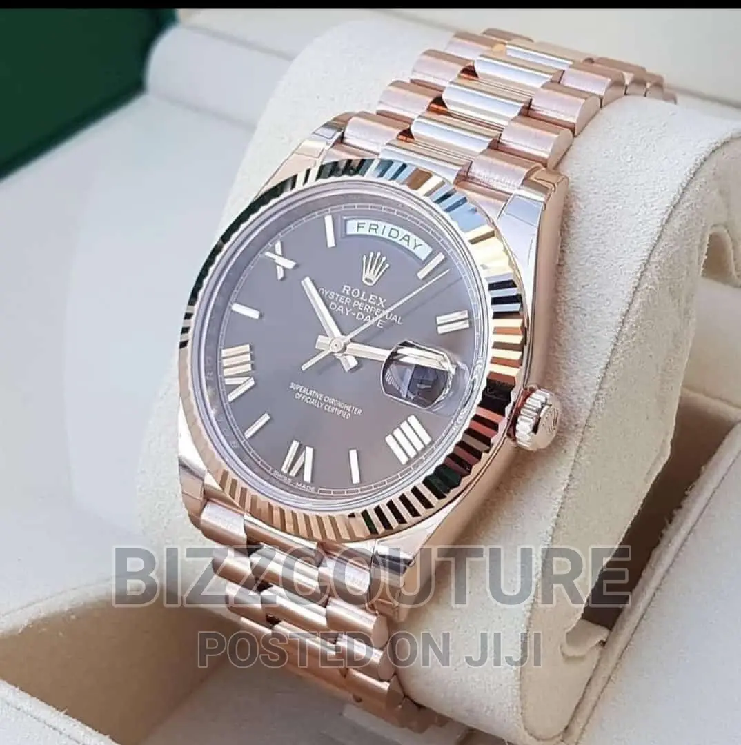Original ROLEX DAY-DATE Gold Steel Chain Available in Store