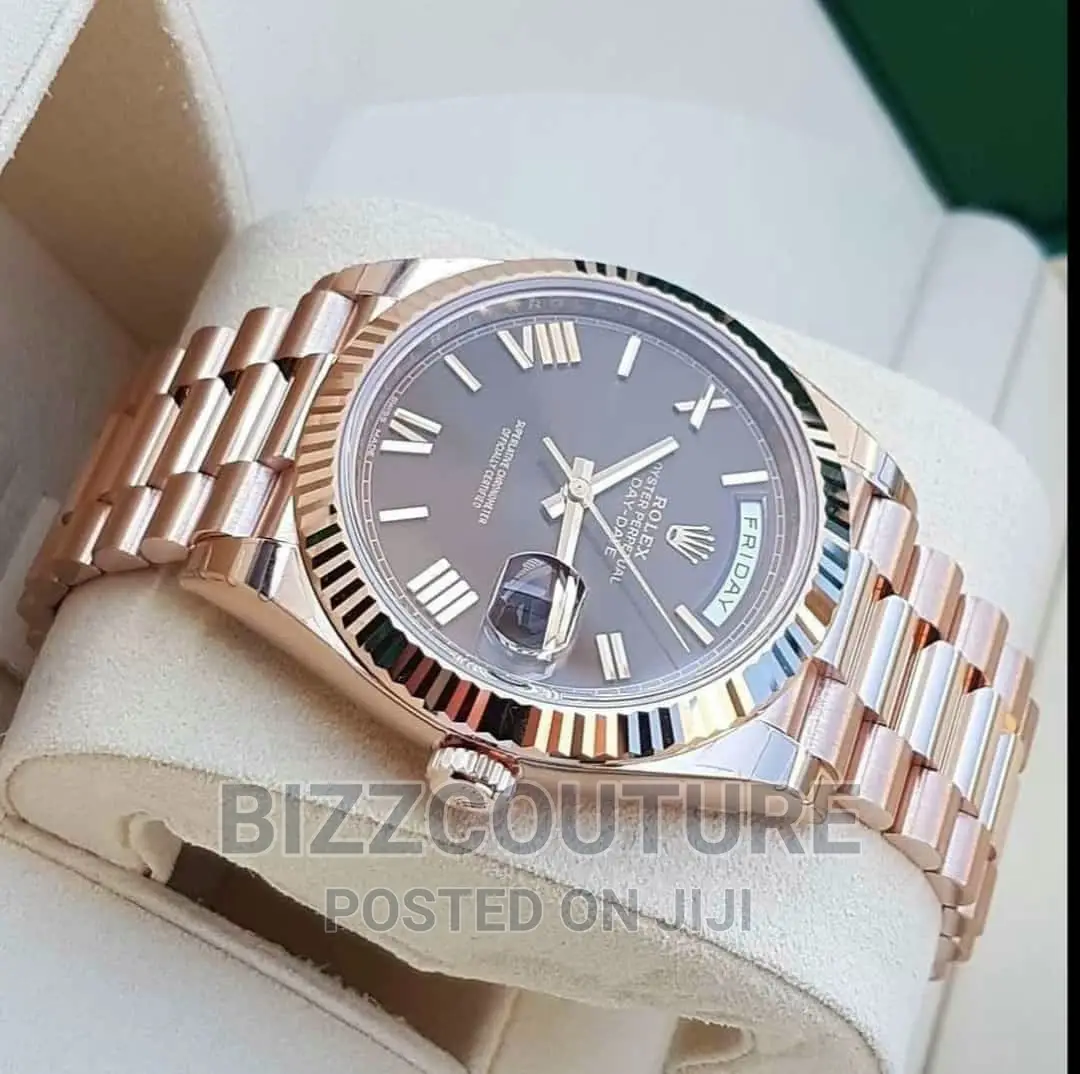 Original ROLEX DAY-DATE Gold Steel Chain Available in Store