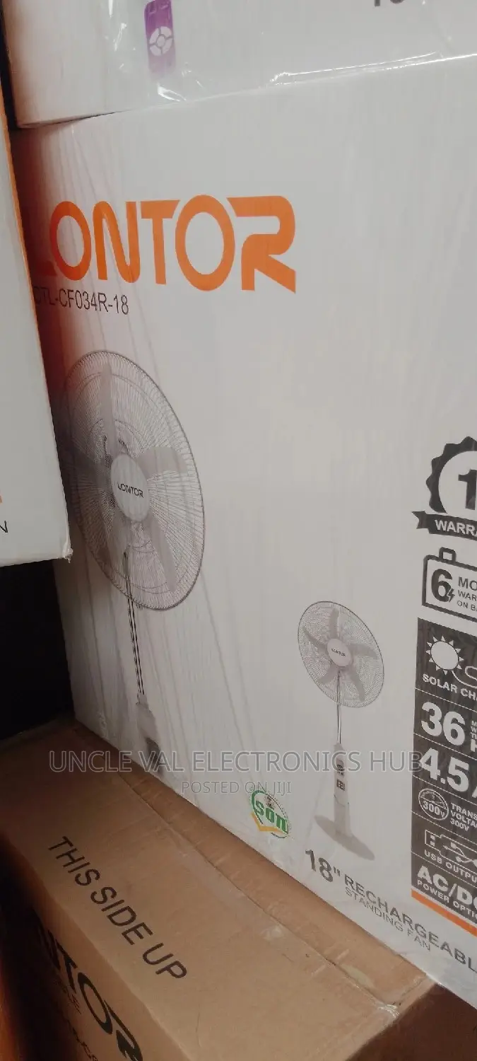 Lontor Rechargeable 18" Fan