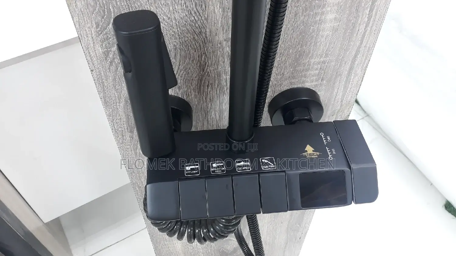 Standing Shower With Sprinkler Head