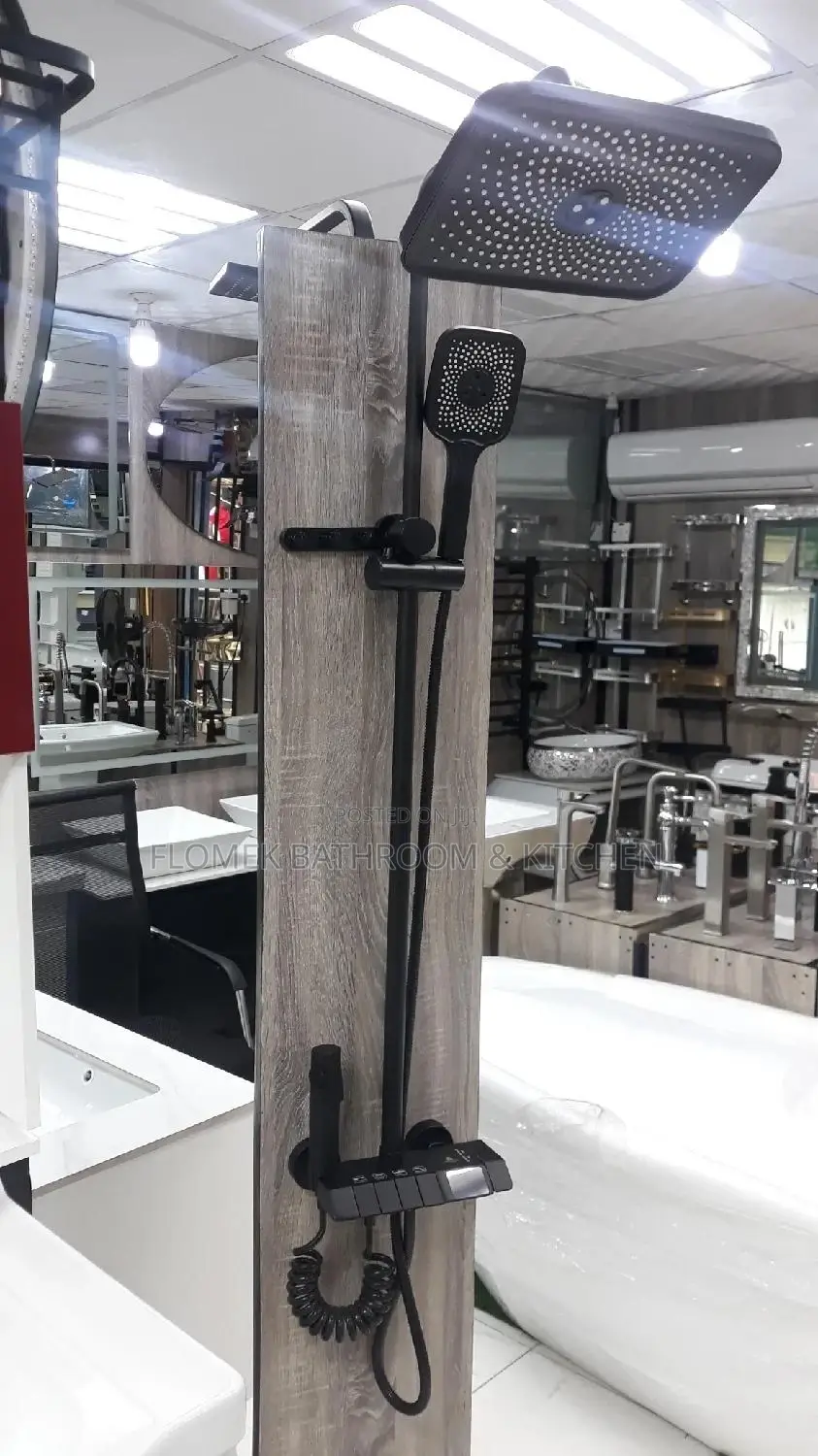 Standing Shower With Sprinkler Head