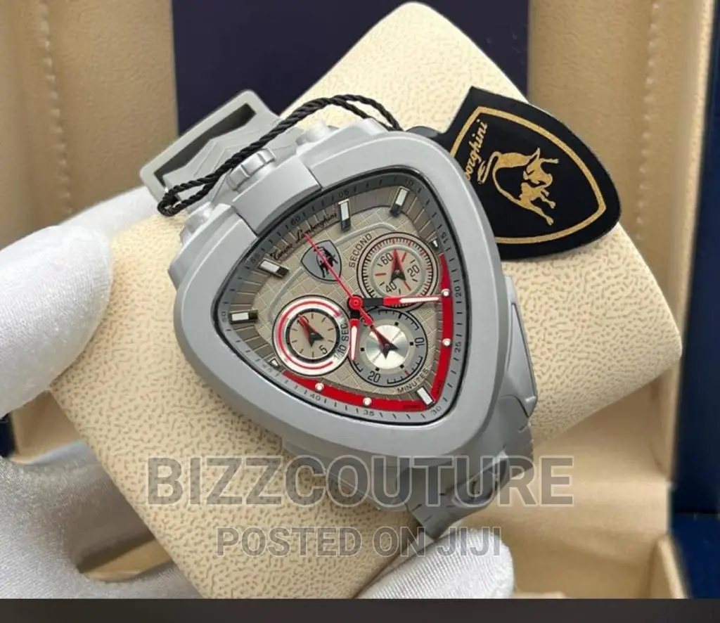 Original LAMBORGHINI Rubber Strap Watch Available in Store