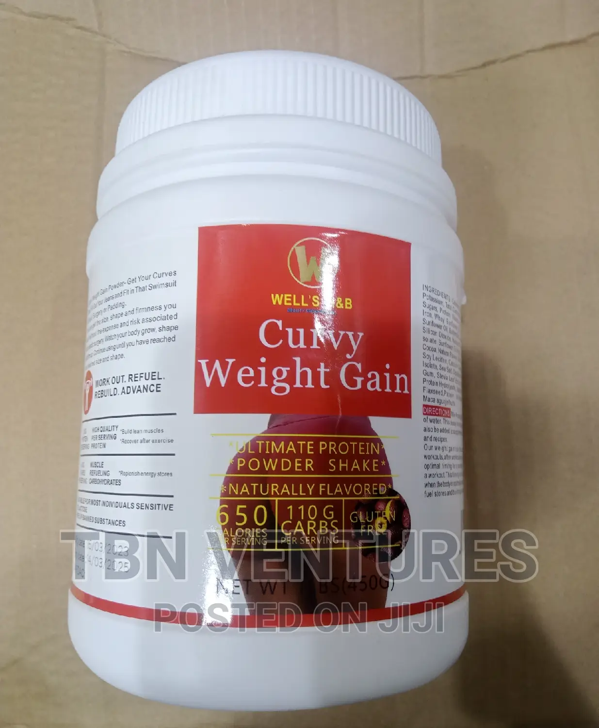 Wins Town Weight Gainer Curvy Weight Gain 450g