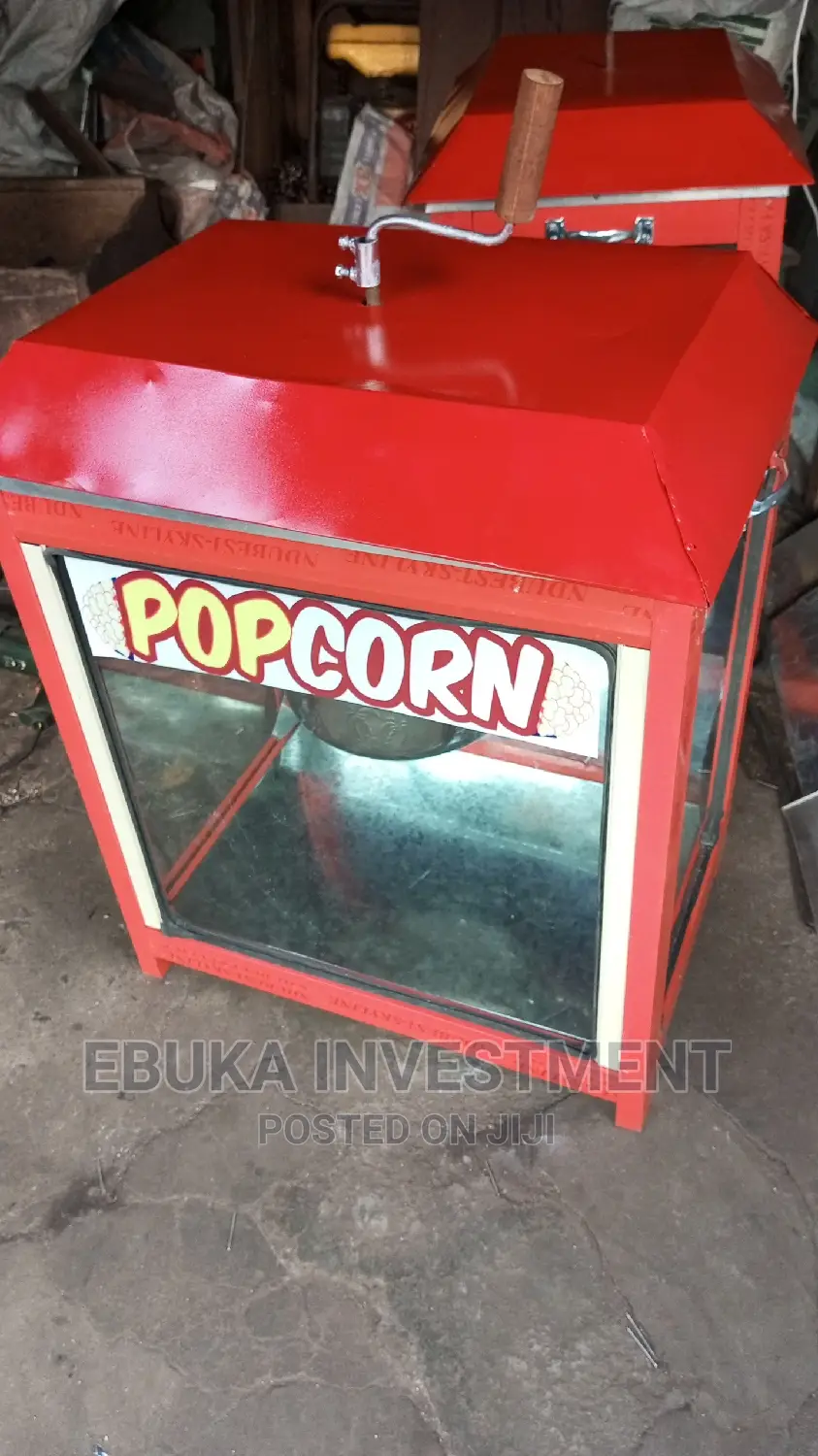 Gas Popcorn Machine With Foreign Cover