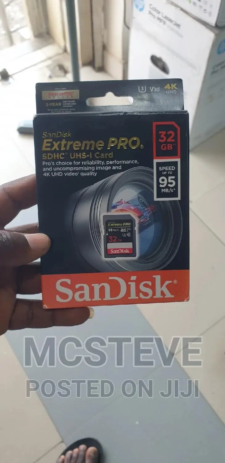 Sandisk 32gb Extreme SDHC Uhs Supports Video Recording