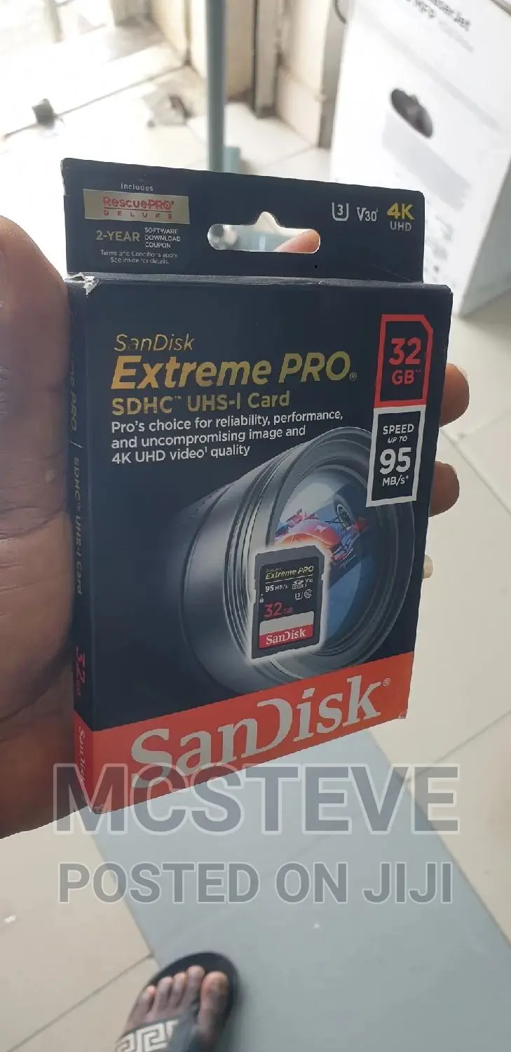 Sandisk 32gb Extreme SDHC Uhs Supports Video Recording