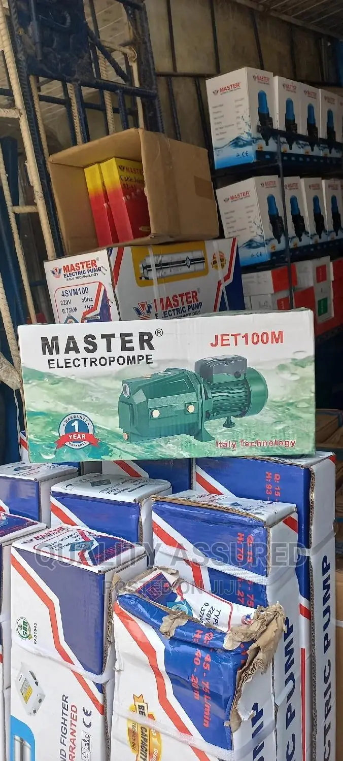 1hp Master Water Pump Italian Technology