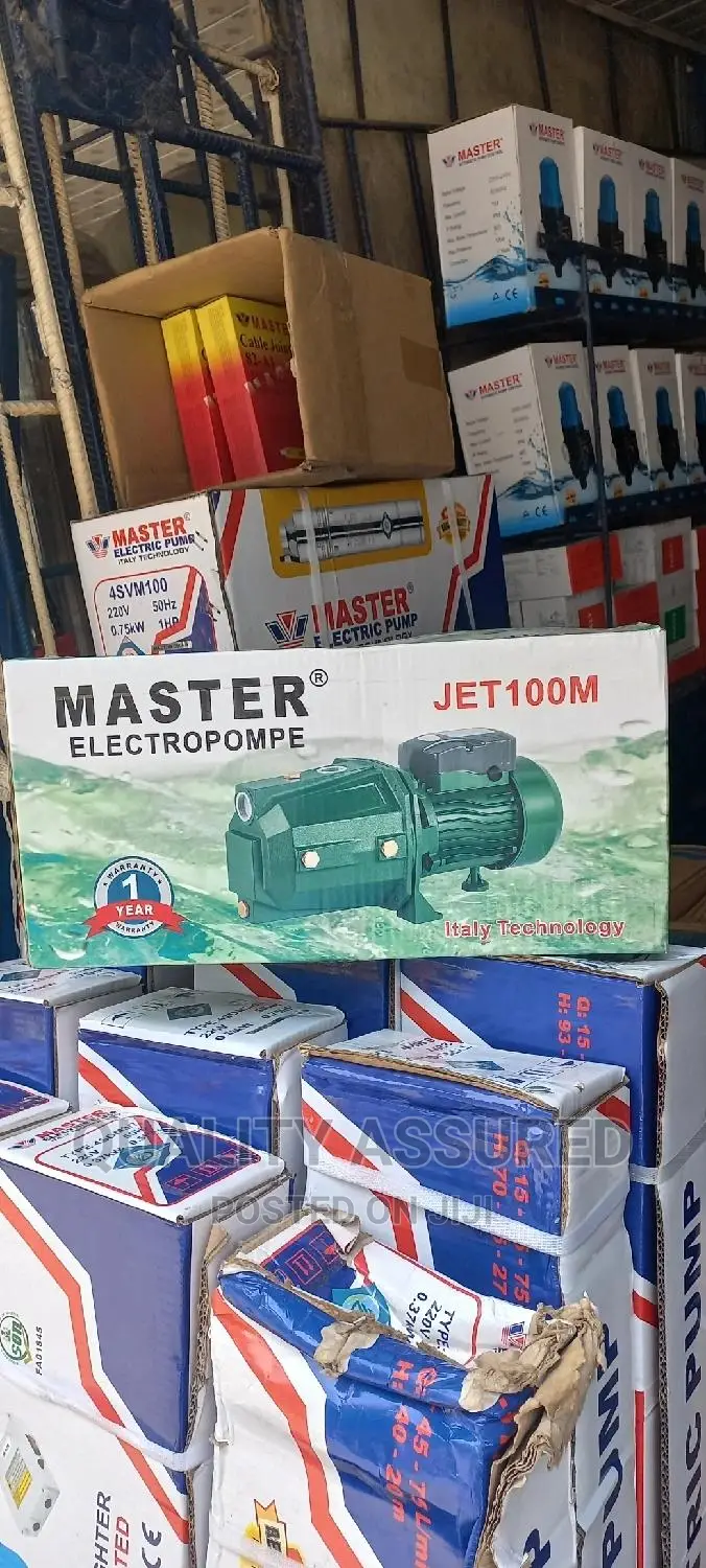 1hp Master Water Pump Italian Technology