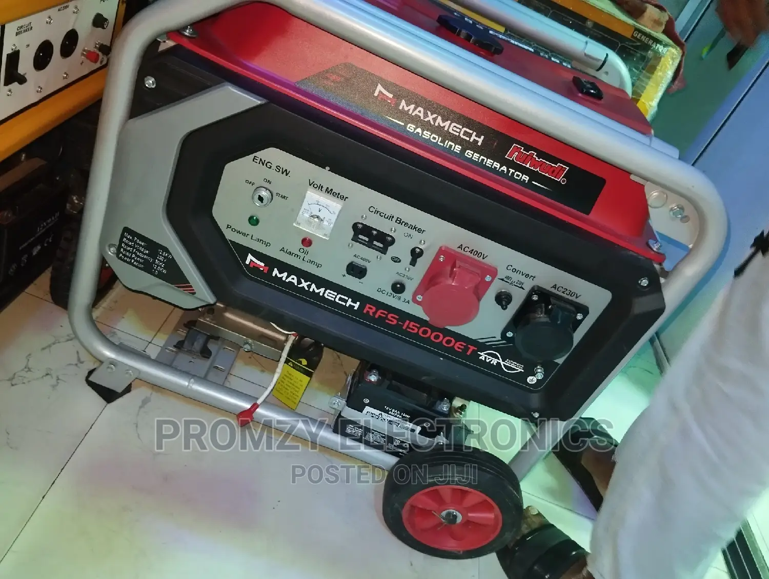 Maxmech Three Phase and Single Petrol Generator 12kva 100%