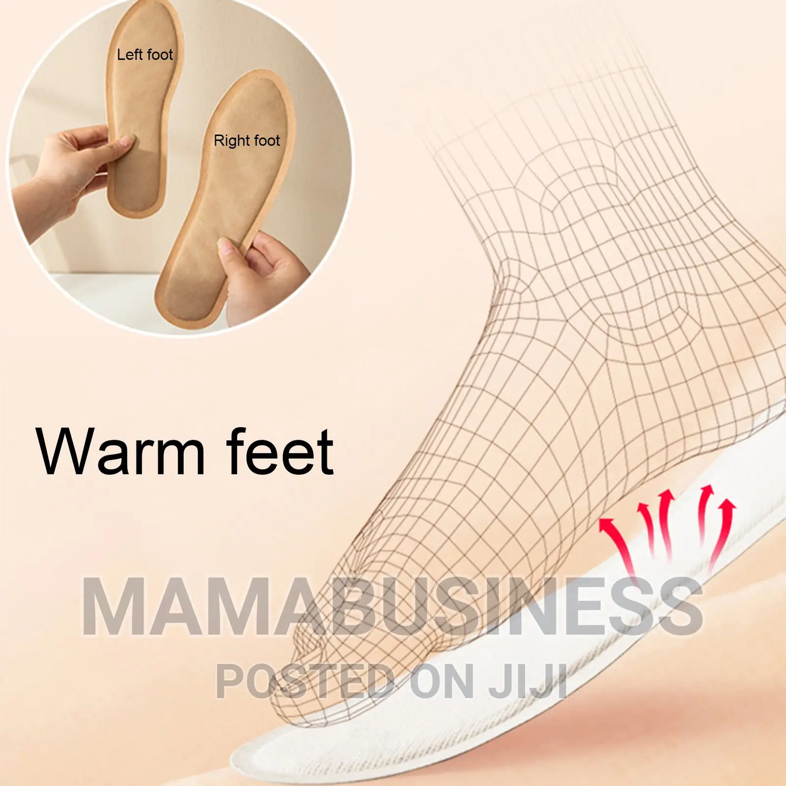 1 Pair Some Insole Heating Shoes Pad