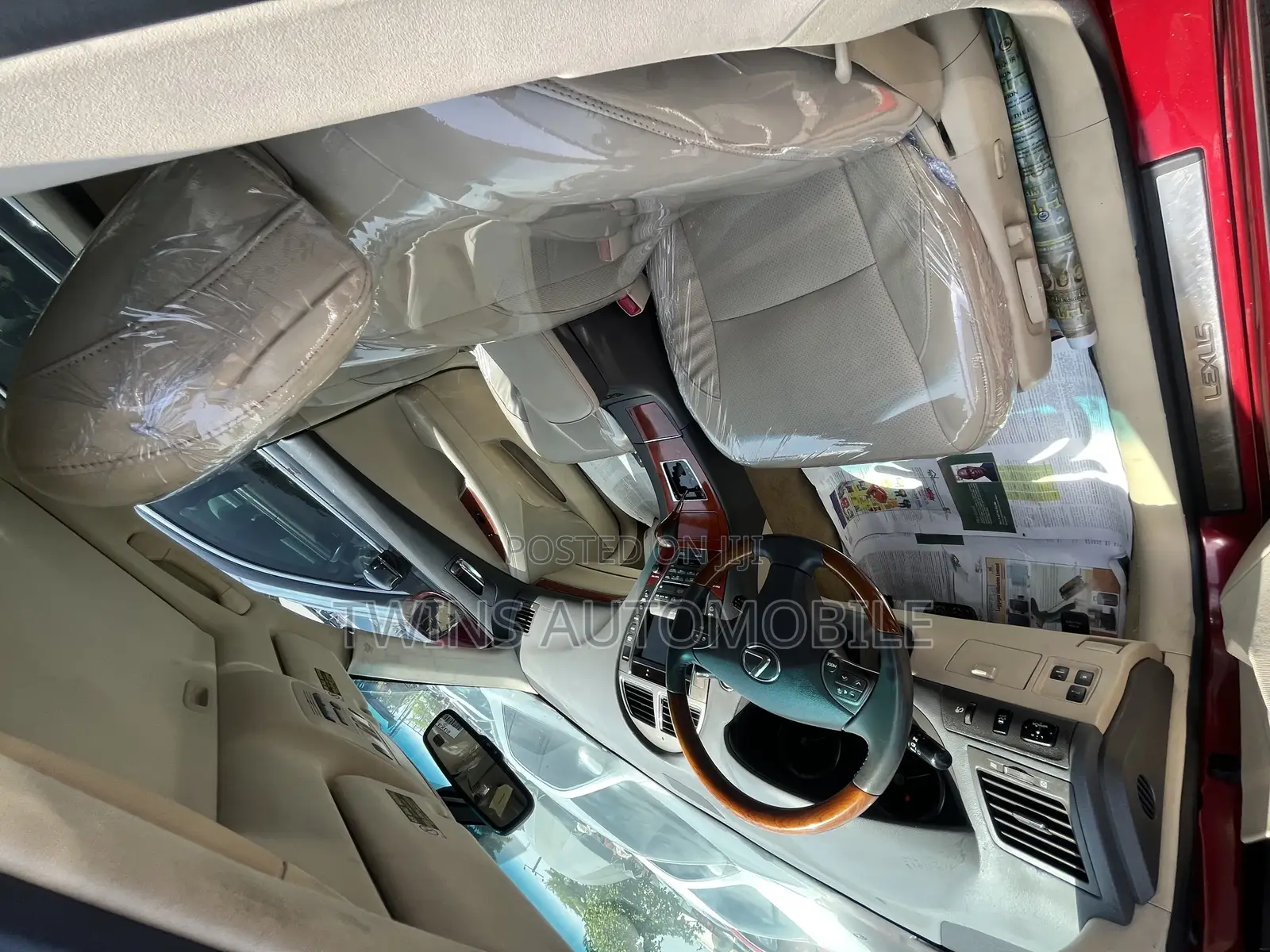 Lexus ES 350 2011 Red