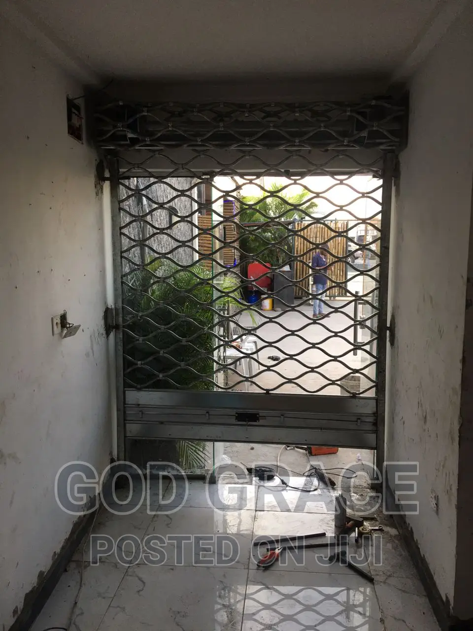 Seeing Through Roller Door.