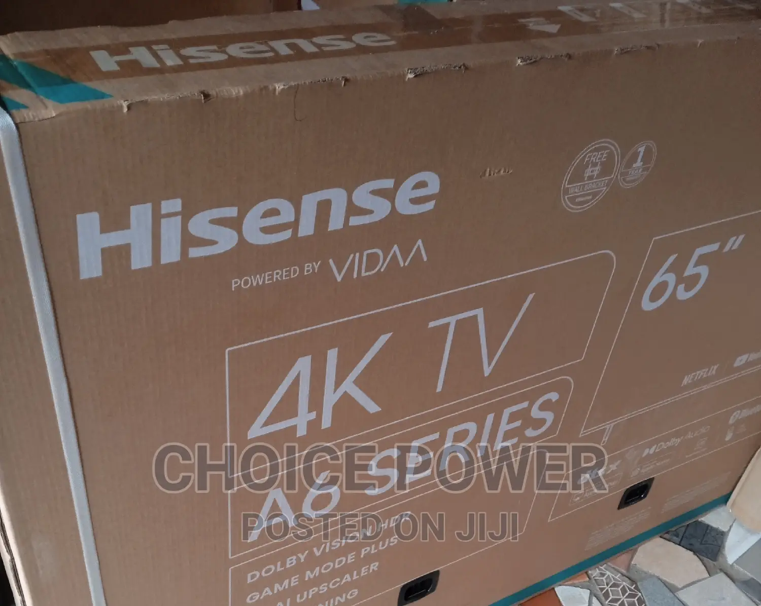 Brand New Hisense Smart Tv Made by Fouani 65a6k