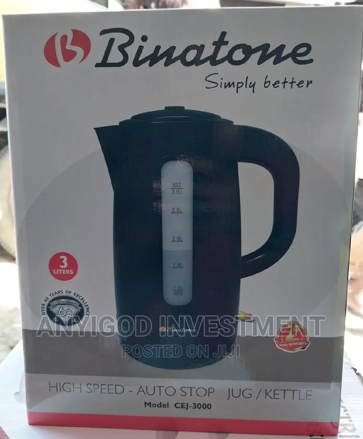 Binatone Jug Cej-3000