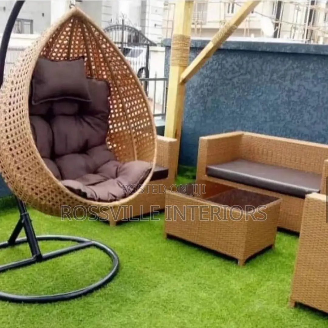 Outdoor Hanging Hammock Rattan Swing