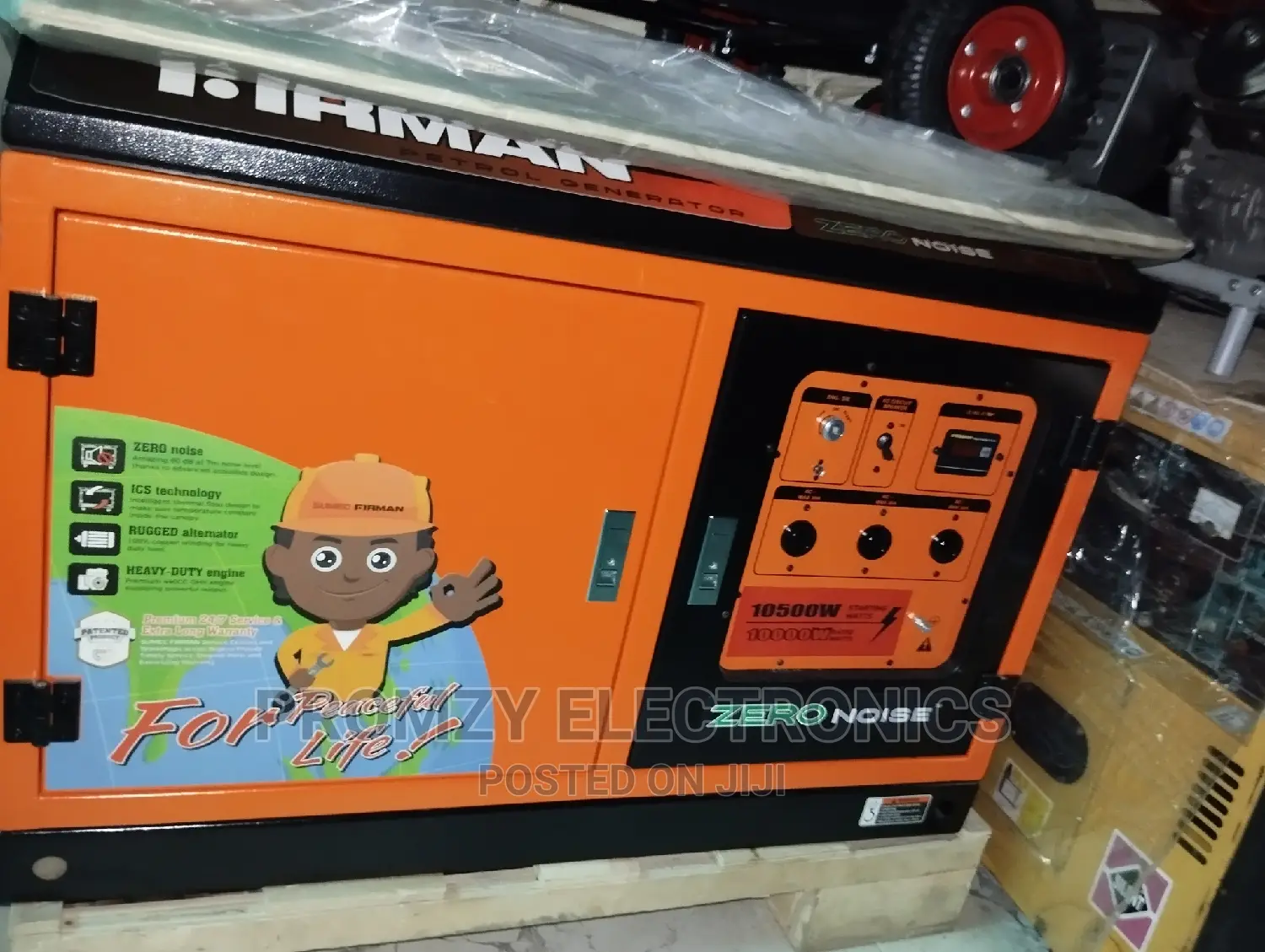 10kva Firman Petrol Soundproof Generator Model Sps12000se