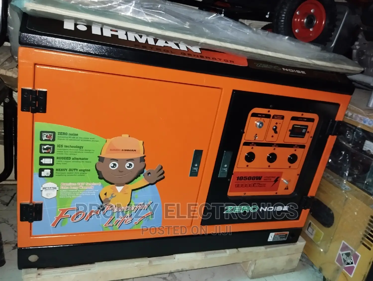 Firman Zero Noise Petrol Soundproof Generator 10kva 100%