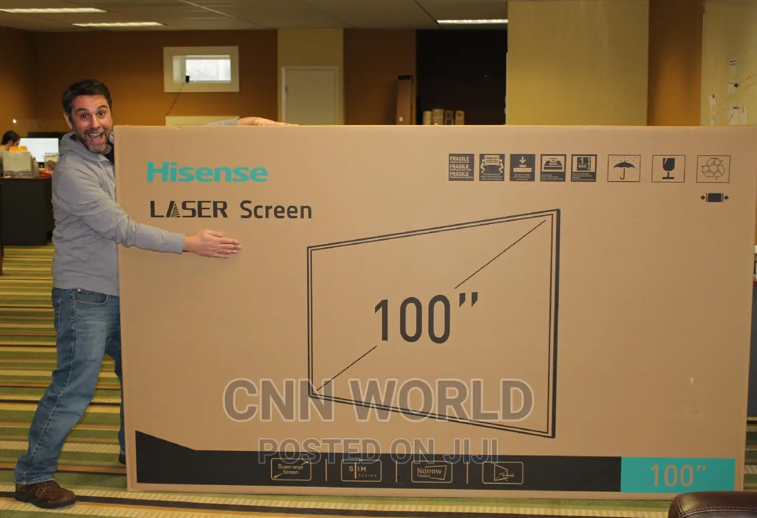 High Quality New Hisense 100"Inch LASER Smart Bluetooth