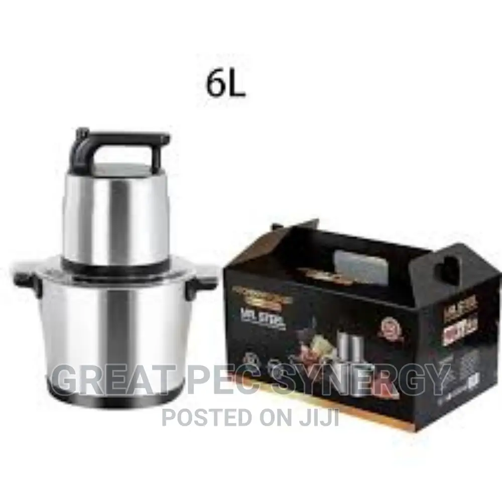6L Mr Steel Food Processor/Yam Pounder.