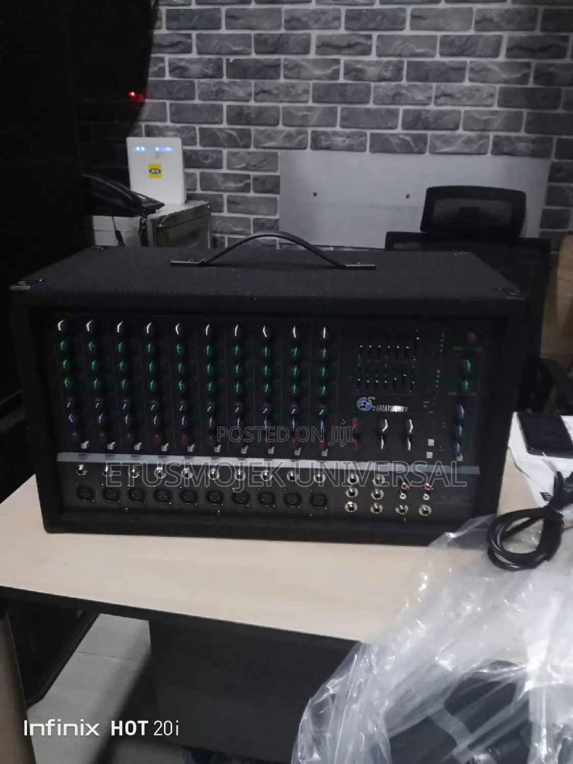 10channels Great Sound Mixer Amp(Bluetooth and Usb)