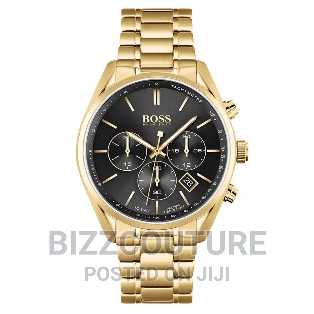 Original BOSS Gold Chain Watch Available in Store