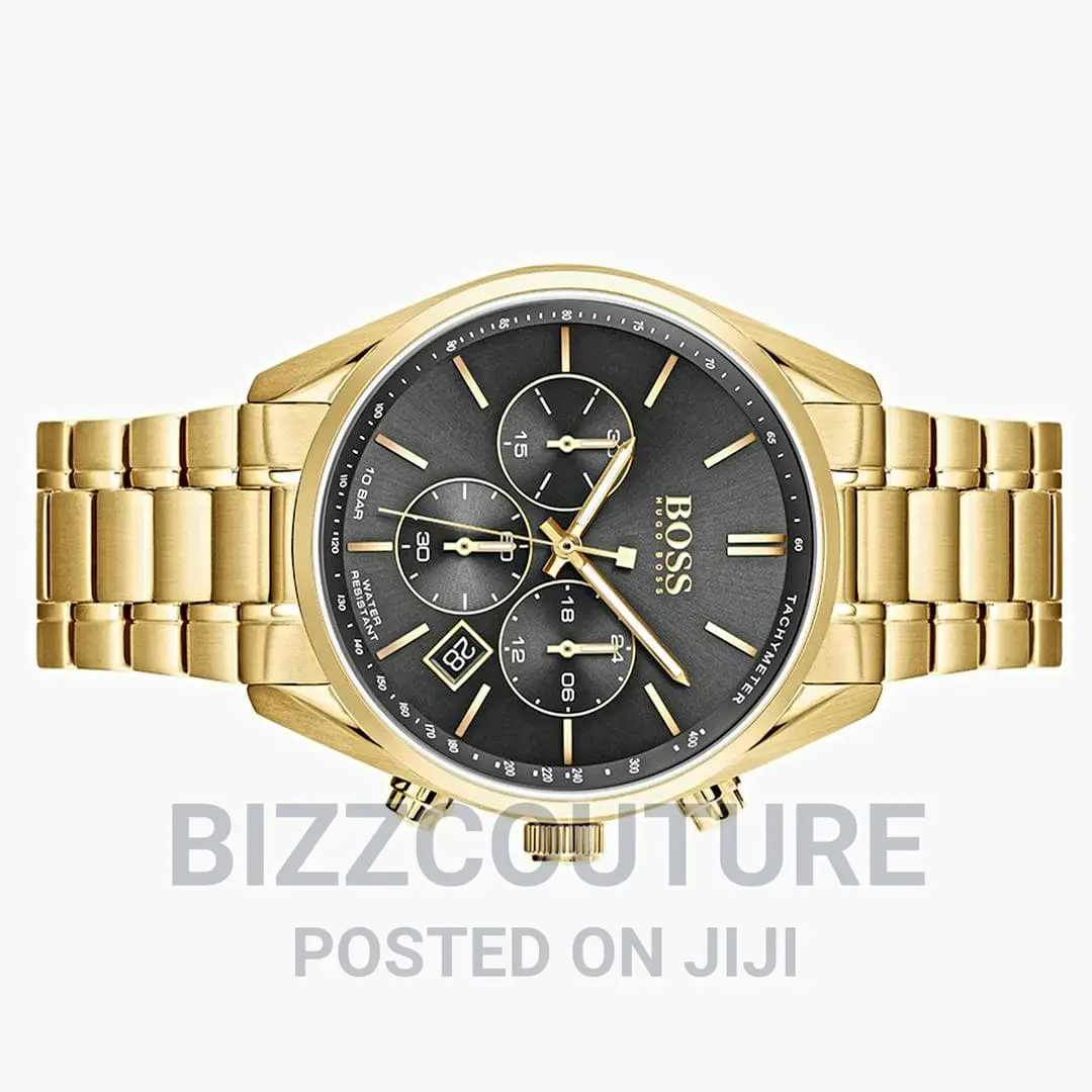 Original BOSS Gold Chain Watch Available in Store