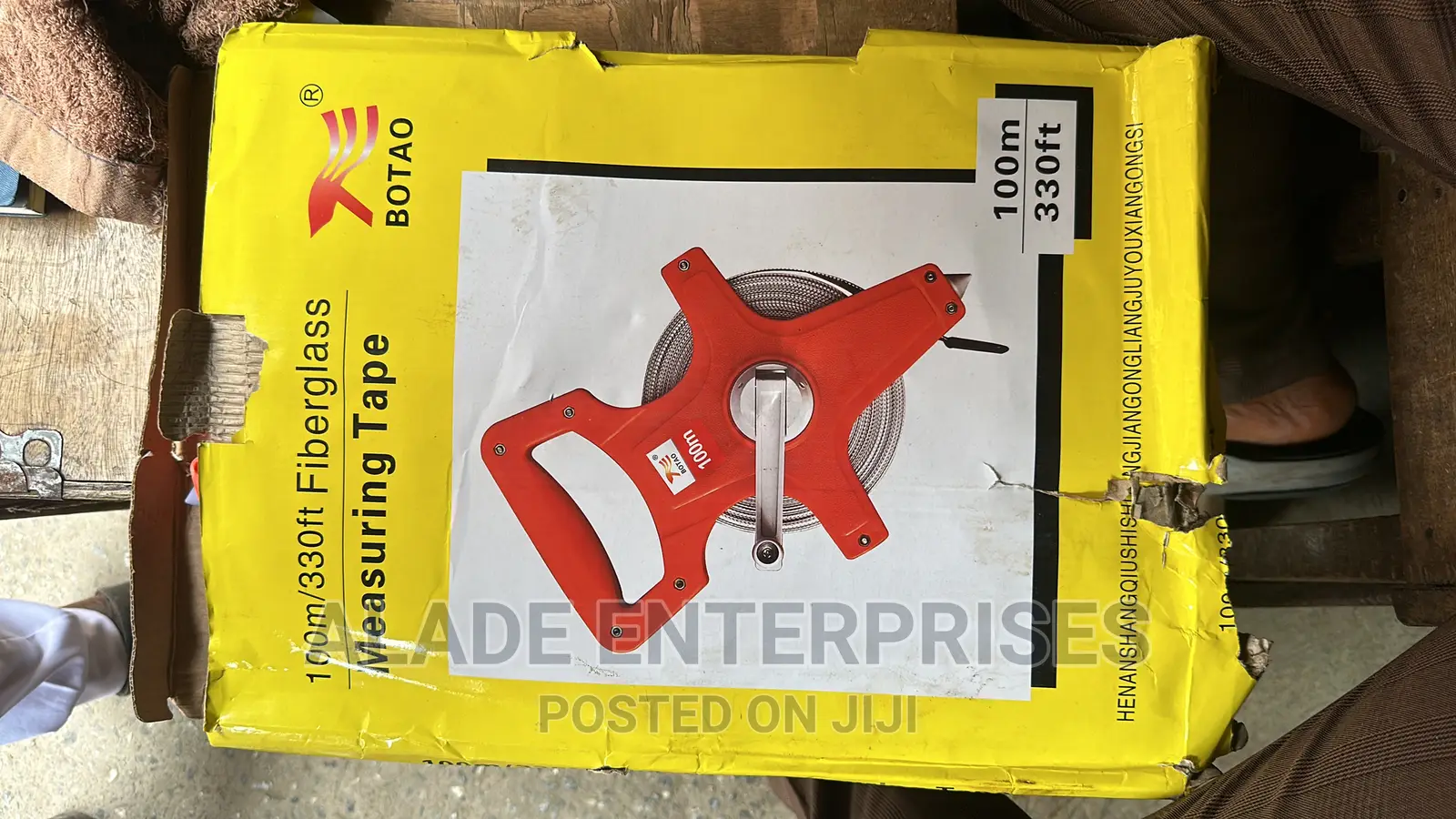 100M Fiberglass Measuring Tape