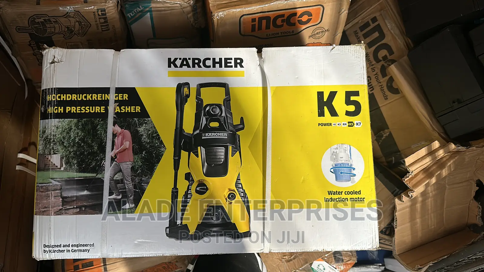 Premium 2000psi Electric Pressure Washer Induction Motor