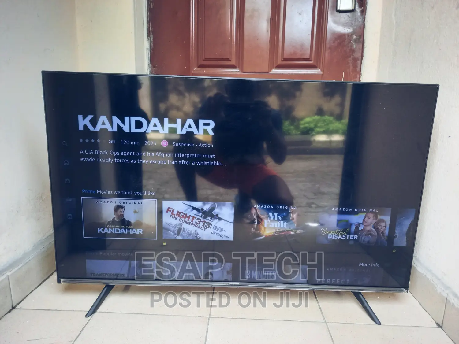 Hisense Framless TV Display . With Free Netflix Login