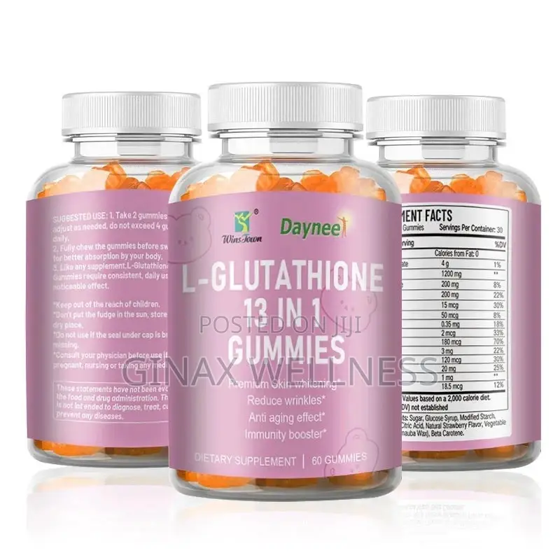 L-Glutathione 13-in-1 Gummies for Skin Whitening Antiaging