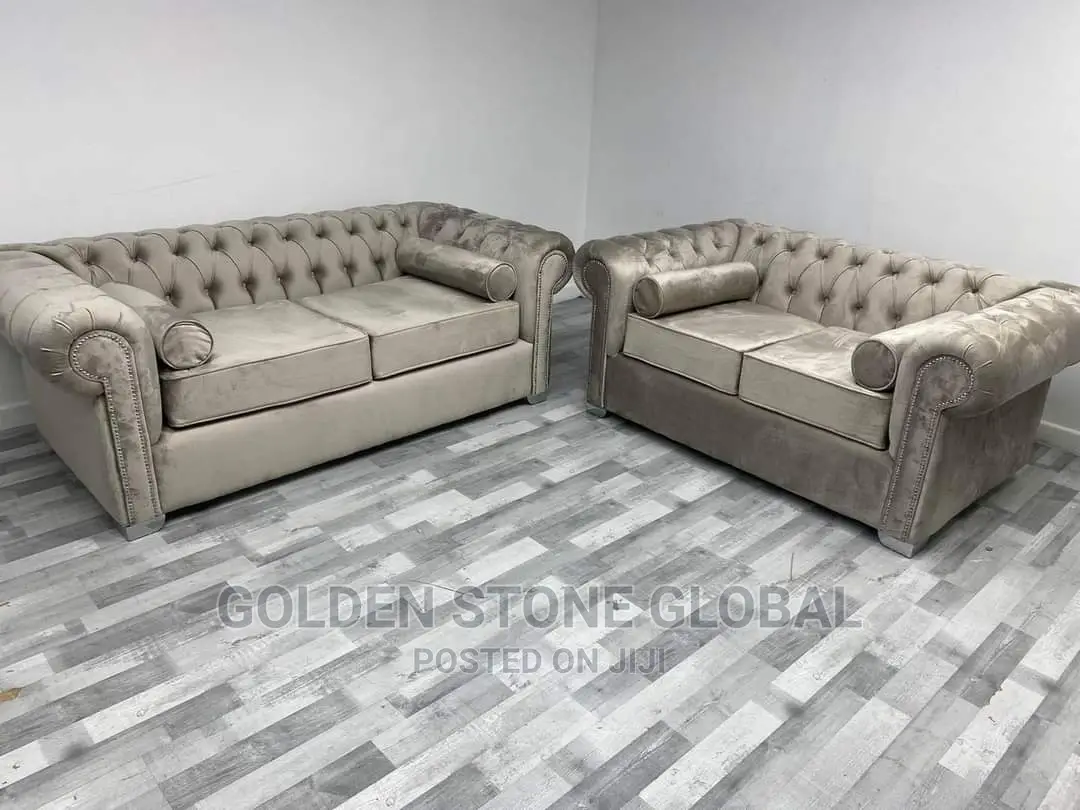 Quality 6 Seater Living Room Fabric Made Sofa Chair.