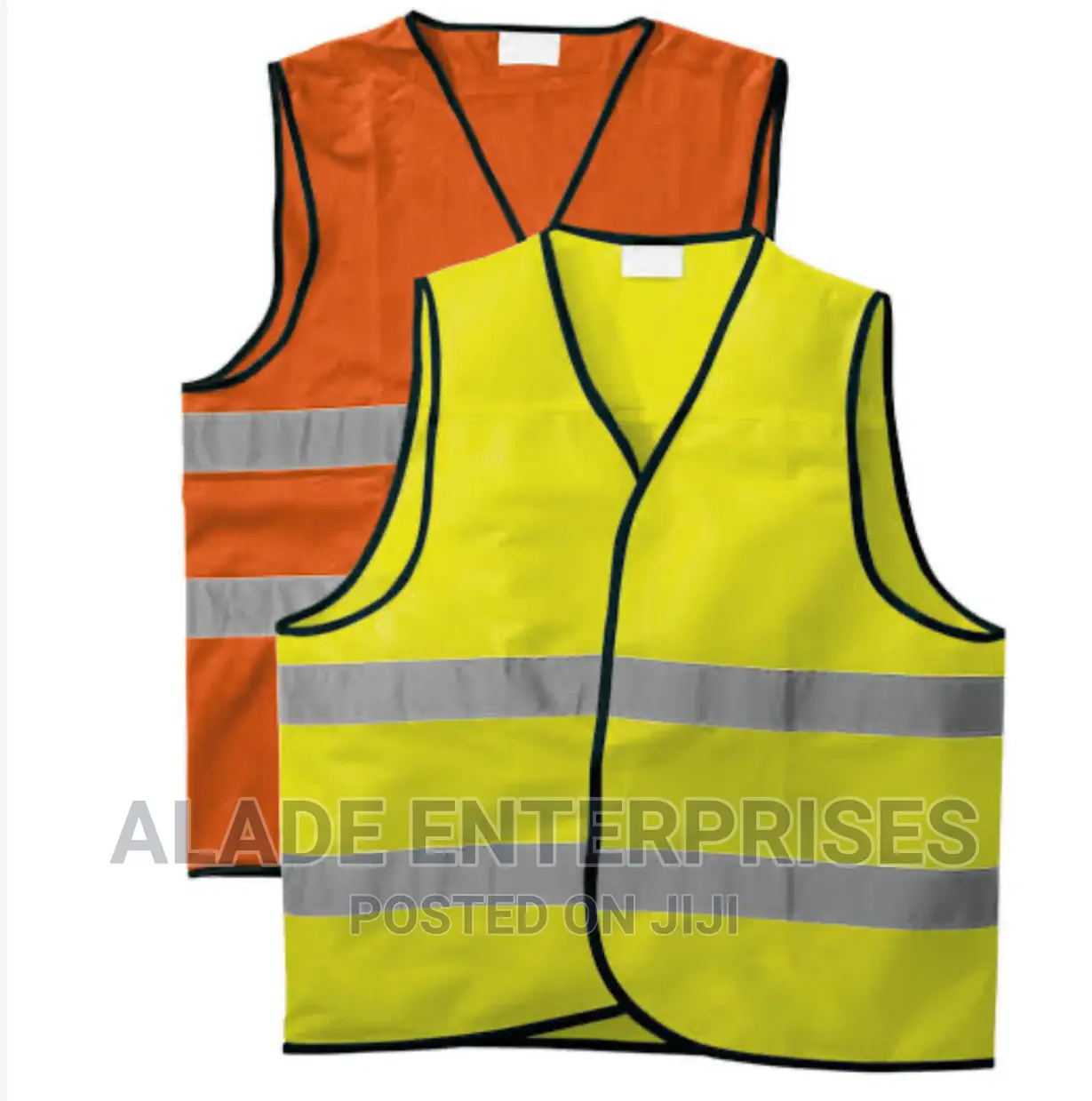 Reflective Jacket Yellow/Green/Orange Strips