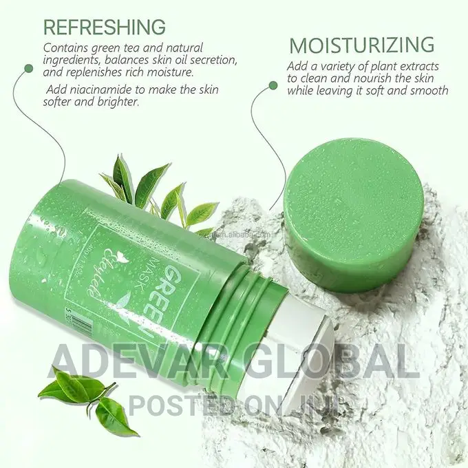 Green Mask Stick Facial Mask Black Spots + FREE Key Holder